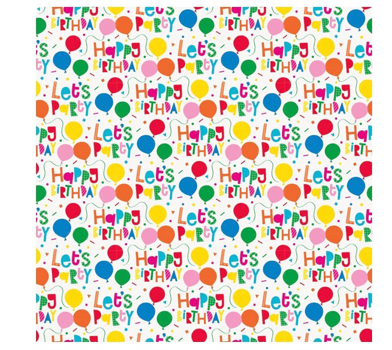 Unique Gift Wrap Roll - Let's Party