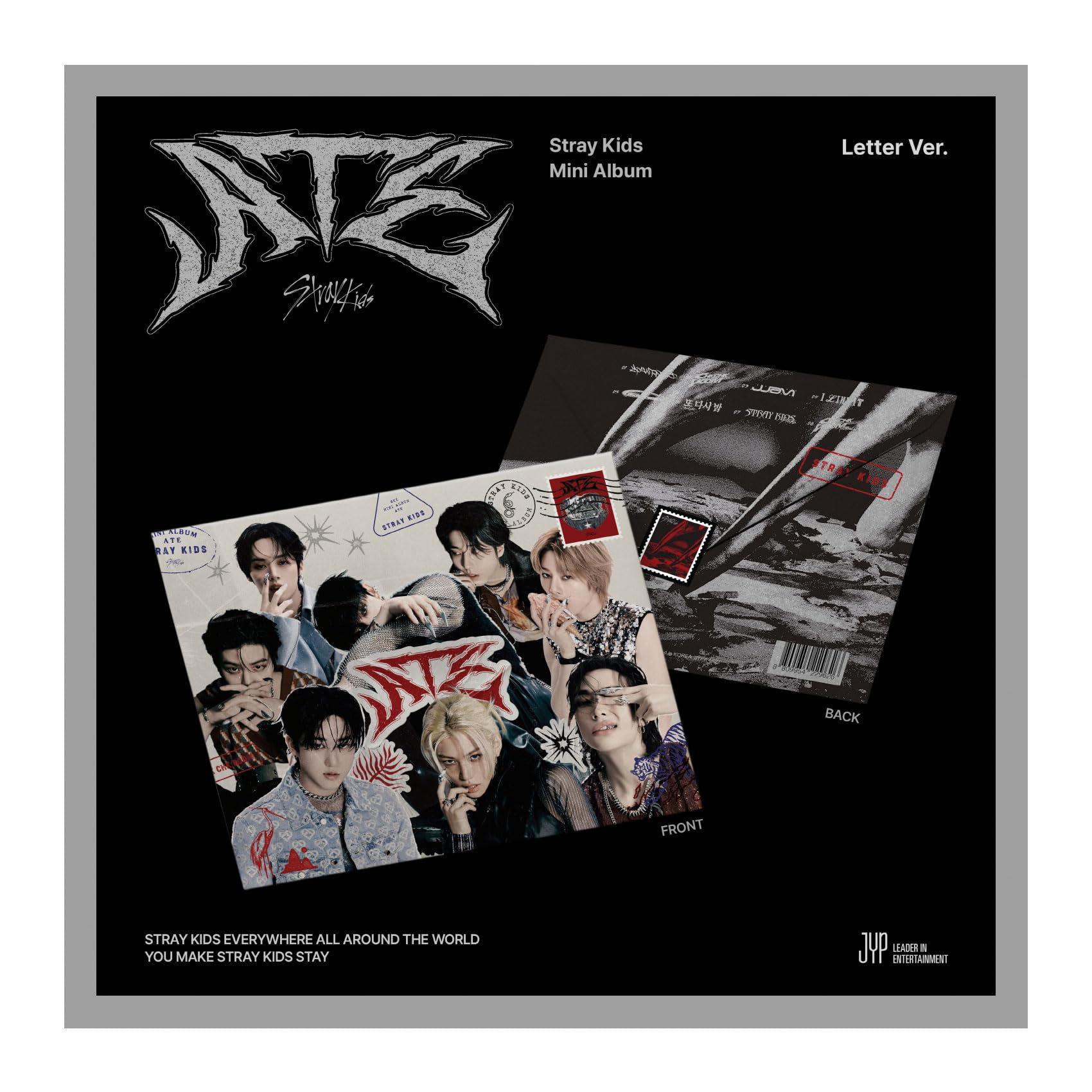 Amazon.com: Stray Kids ATE 9th Mini Album Letter Version 8p