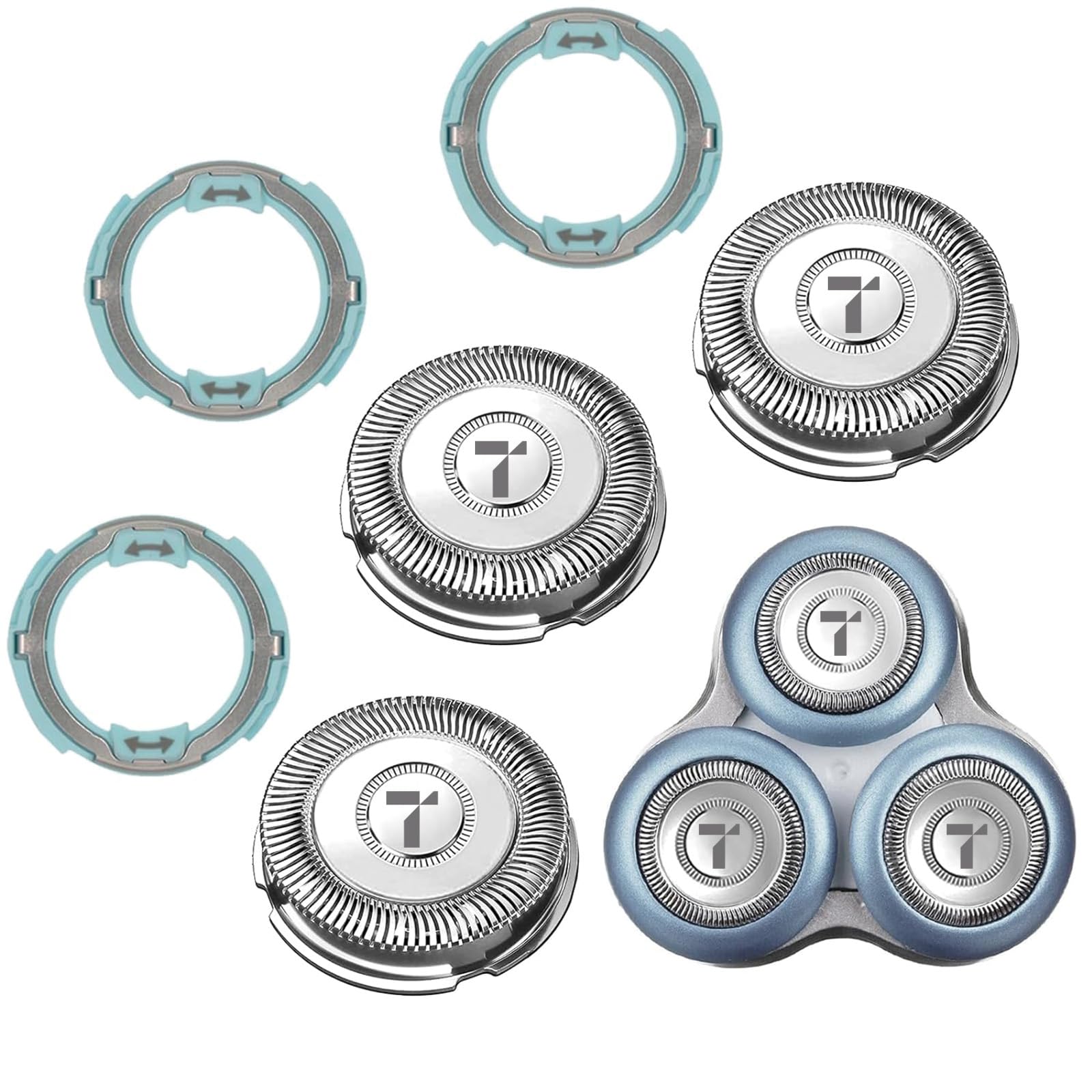 SH70 Replacement Heads Compatible with Philips Norelco Series 7000