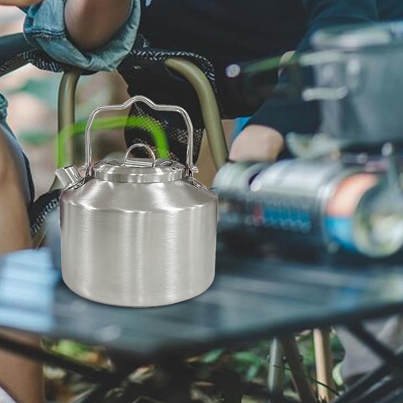 Ze stali nierdzewnej herbatę herbatę kawy garnek kuchenny kuchenki przenośne prezenty kempingowe Kettle herbata garnek do podróży na świeżym powietrzu progress