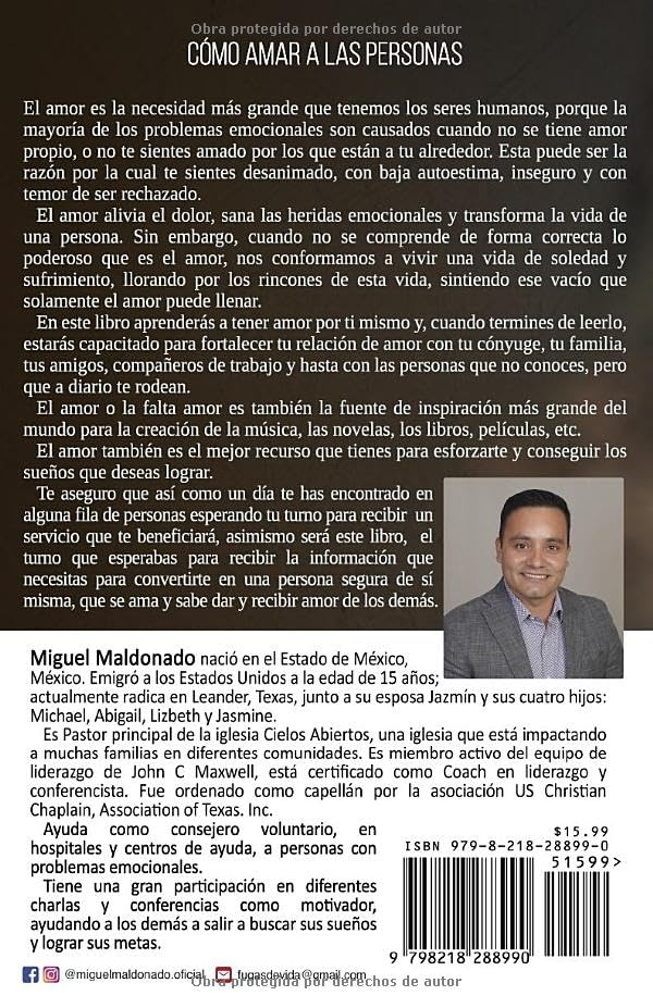 Vista 2 de Cómo amar a las personas Fortalece tus relaciones (Spanish Edition)