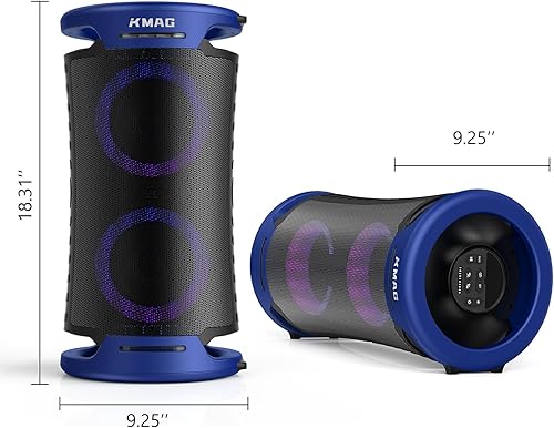Miniatura 9 de Altavoz Bluetooth portátil, pico de 260 W, potente sonido fuerte con graves profundos, altavoz grande para exteriores inalámbrico, 15 horas de