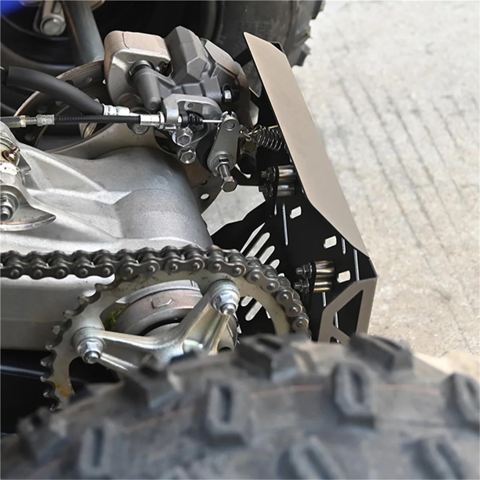 Per Raptor 700 2022-2025 Protezione della copertura protezione telaio piastra paramotore completo posteriore copertura motore Base del Motore