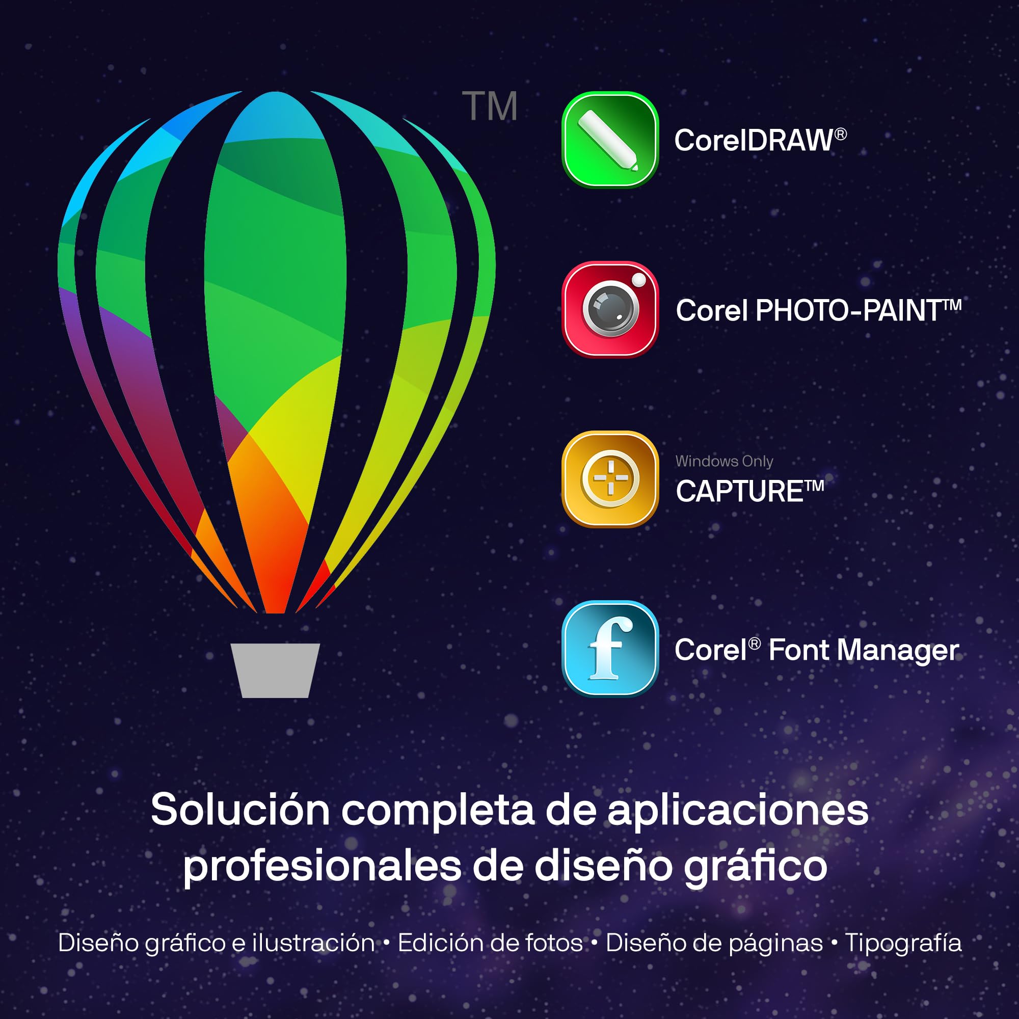 CorelDRAW Graphics Suite 2025 Perpetual 1 Dispositivo 1 Usuario Código de activación