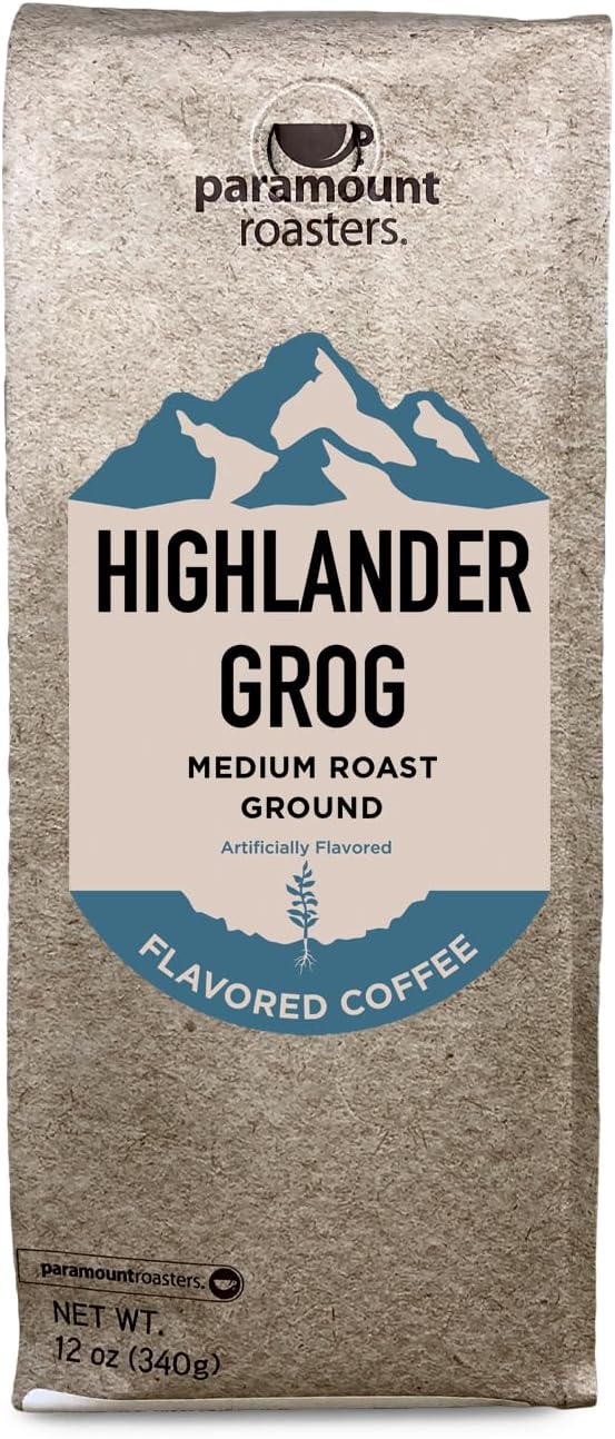 Amazon.com : Paramount Coffee Company, Highlander Grog Medium Roast ...