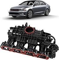 Loosoo Intake Manifold w/ Solenoid Valve & Sensor for VW Jetta Beetle Passat Golf SportWagen 1.8L 2.0L 2013-2019 - Replaces 06L133201AS AB FB