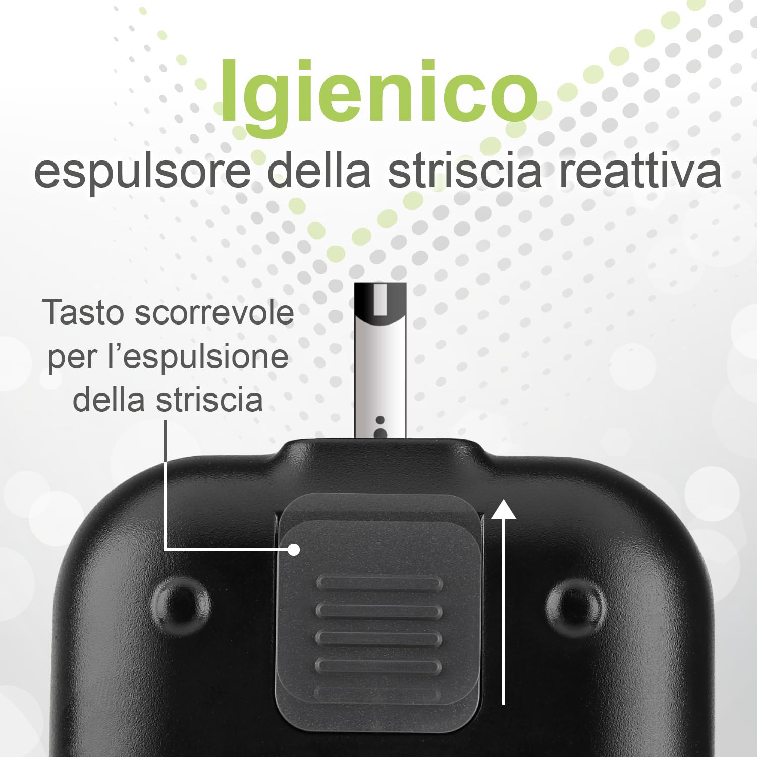 adia glucometro (mg) + 110 strisce per glicemia + 110 lancette, 1 pungidito, 1 astuccio, glicemia misurare kit completo per il monitoraggio della glicemia per diabetici