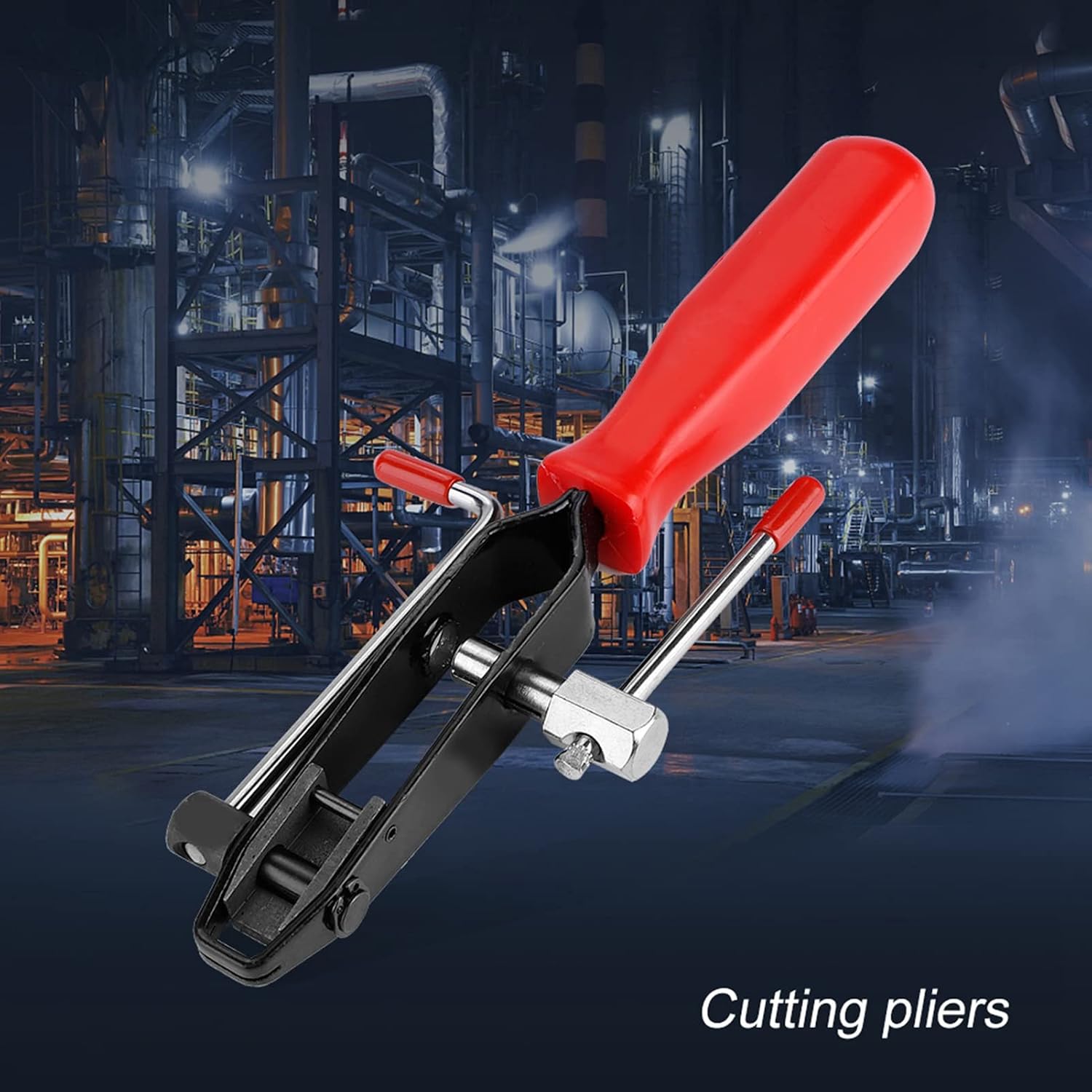 CV Joint Clamp Plier, Heavy Duty Steel Ear Type CV Boot Clamp Crimper, Adjustable Non Slip Handle, for Auto ATV UTV CV Axle Repair and Service