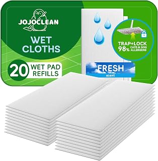 Sweeper Wet Mopping Cloths, Mops for Floor Cleaning, Open-Window Fresh, 20 Count