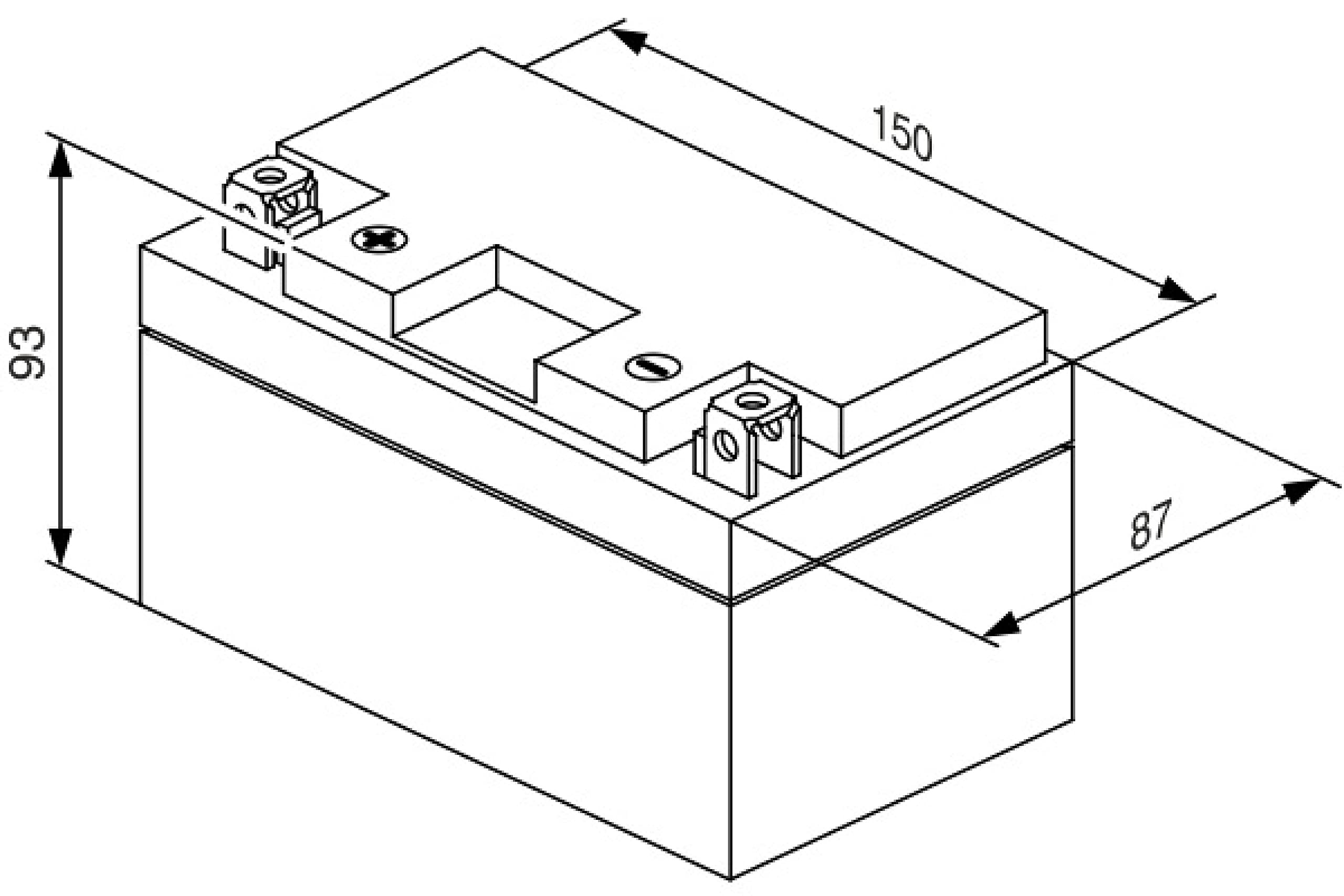 Bosch 0986122615 - Batería de Ion-Litio para Motocicletas 12V 240A 4Ah Ion-Litio equivalente a 12Ah Plomo-Ácido - Adecuada para motocicletas, motos, enduros, scooters, quads, motos de agua - BTZ10S