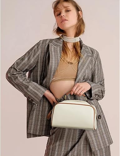 Miniatura 8 de Telena Neceser de viaje para maquillaje, bolsas de cosméticos para mujeres, impermeable, de piel sintética, organizador portátil de gran capacidad,