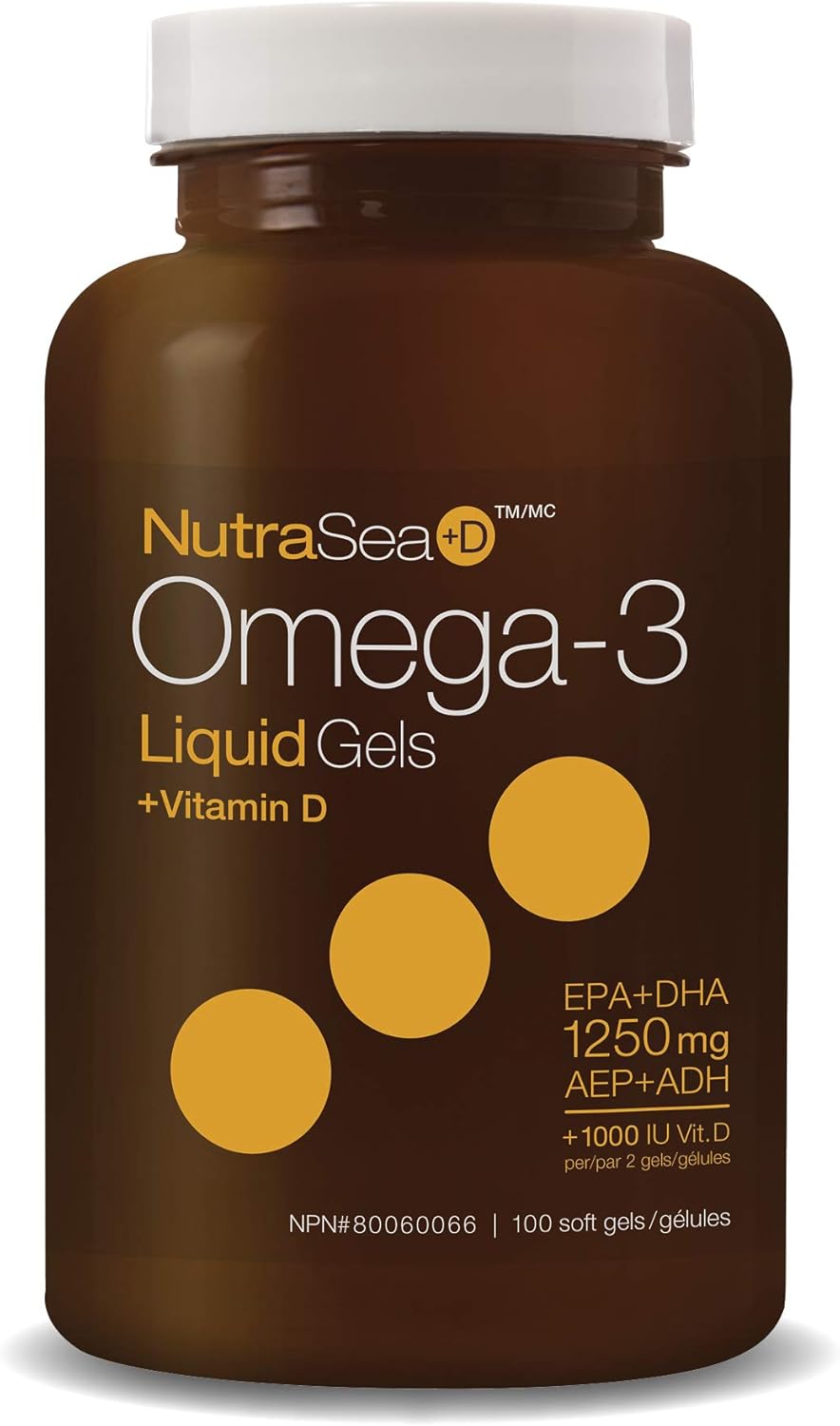 Nature's Way NutraSea Omega3 and Vitamin D Soft Gels Fish Oil