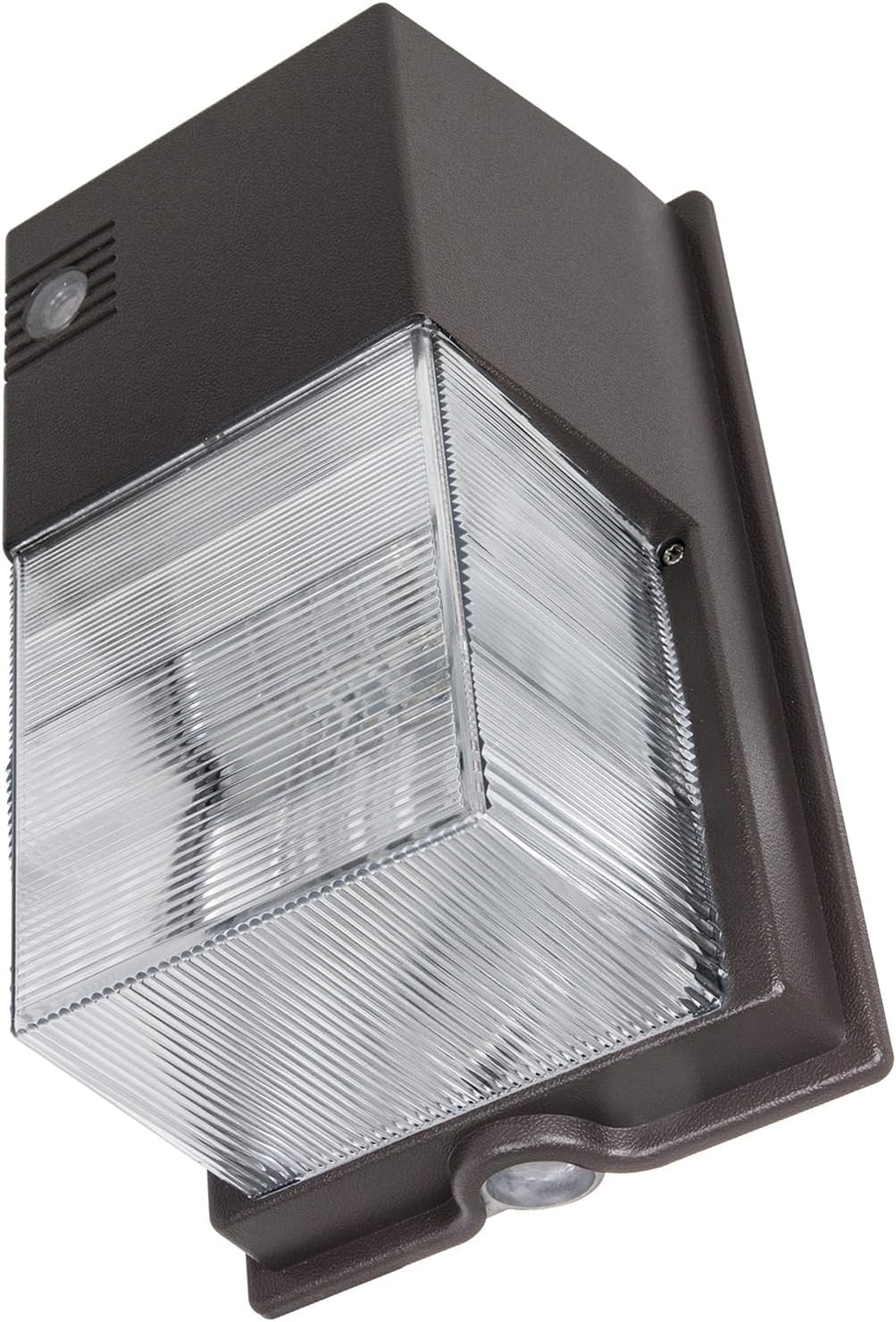 Sunlite Outdoor Tall Pack Fixture, 120-277V, 4-Pin GX24q4 Base, 42W Max (Bulb Included), 3200 Lumens, UL Listed, Ideal for Modern Exterior Wall Lighting, Industrial Outdoor Lighting, Bronze Finish