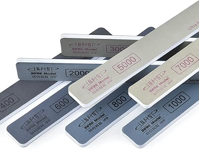 Infini model Premium Ultra Precision Soft Sanding Stick for Plastic Models Washable and Reusable 4 Stick/Pack (Full Set IPM-0000,blue