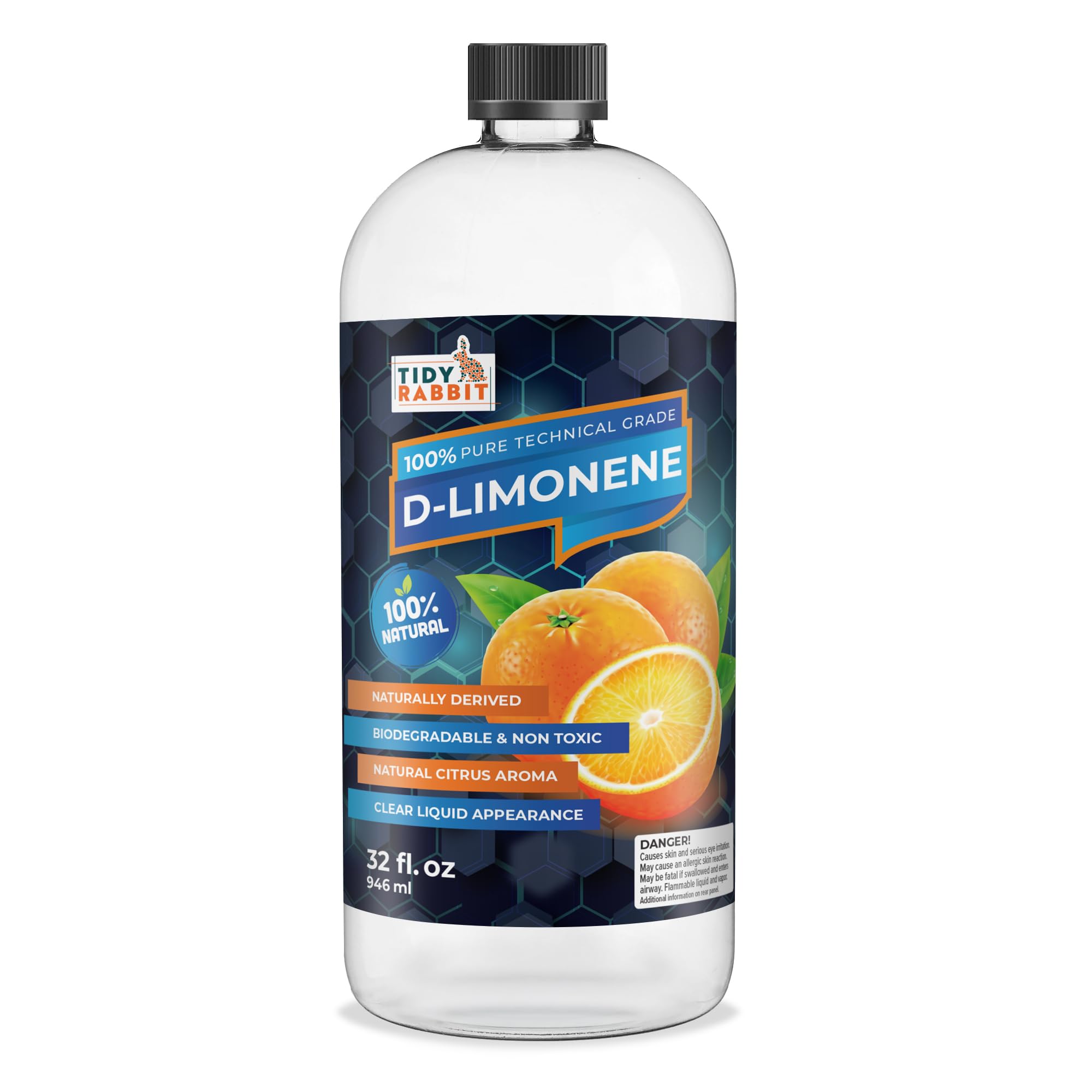 Amazon.com: TidyRabbit 100% Pure D-Limonene Natural Solvent (32 oz