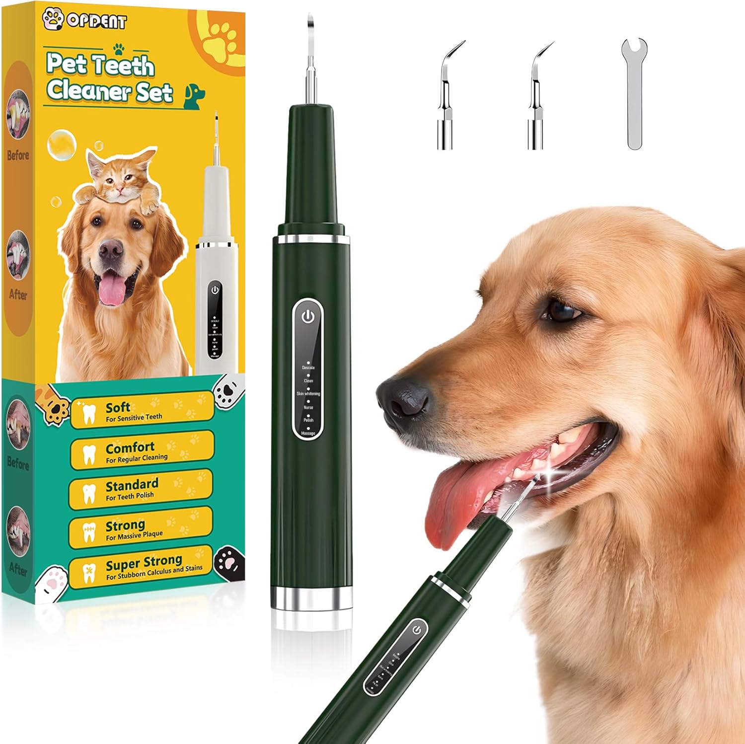 Dog Plaque Remover for Teeth – Teeth Cleaning Kit,Dental Tools to Remove Plaque and Tartar Dog Plaque Remover for Teeth – Teeth Cleaning Kit,Dental Tools to Remove Plaque and Tartar