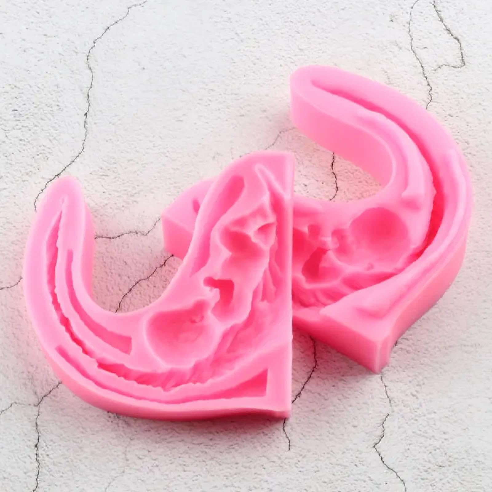 Silikonformen, Seifenformen, 16 x 8,1 cm, Blätter, schlafendes Baby, Silikonformen, Seife, Harz, Ton, Kerzen, Fondant, Kuchen, Dekoration, Werkzeuge, Süßigkeiten, Schokoladenformen