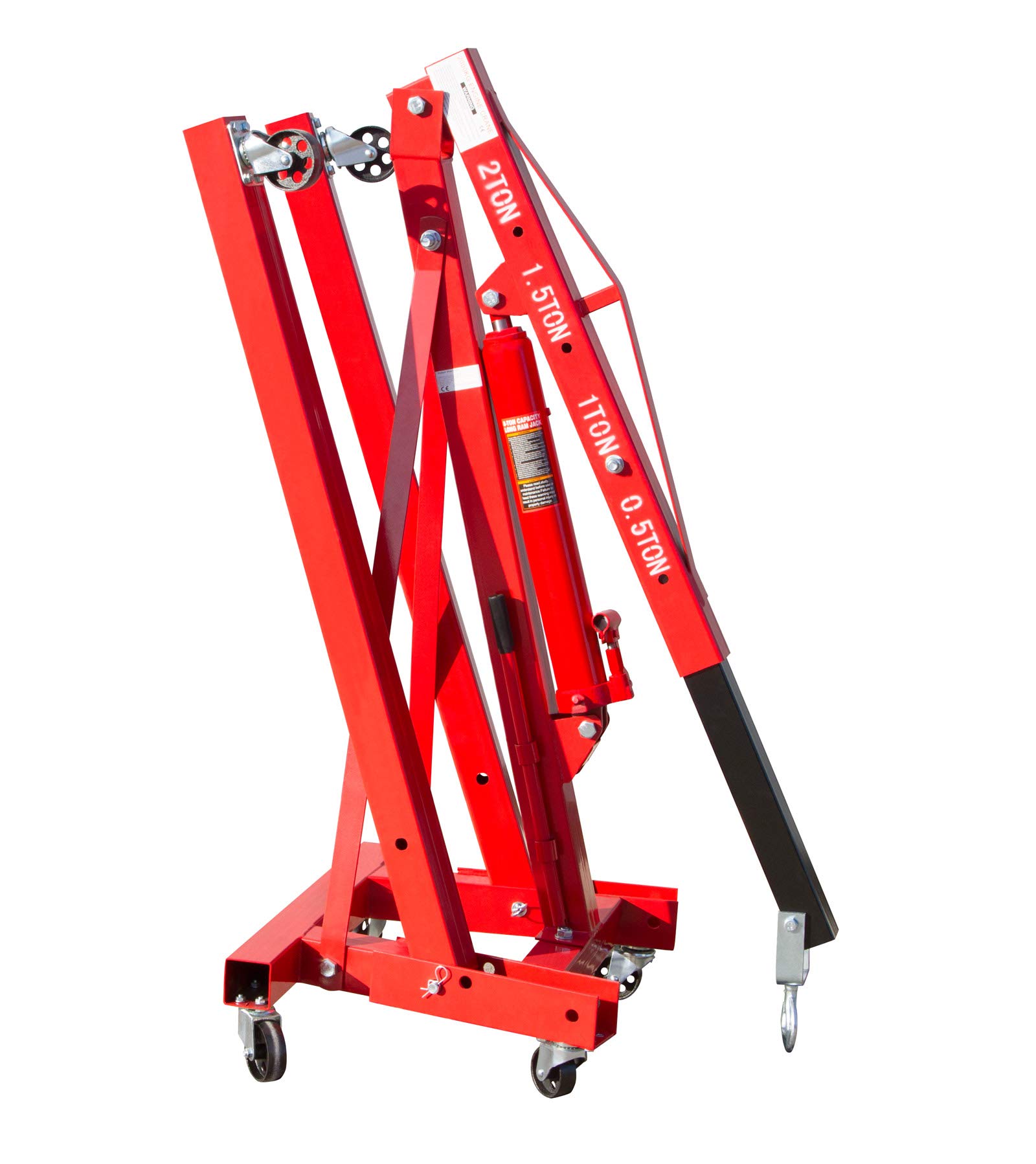 otgerlensker products Werkstattkran 2000 KG klappbarer Motorhalter Motorkran Motorheber Werkstatt Kran