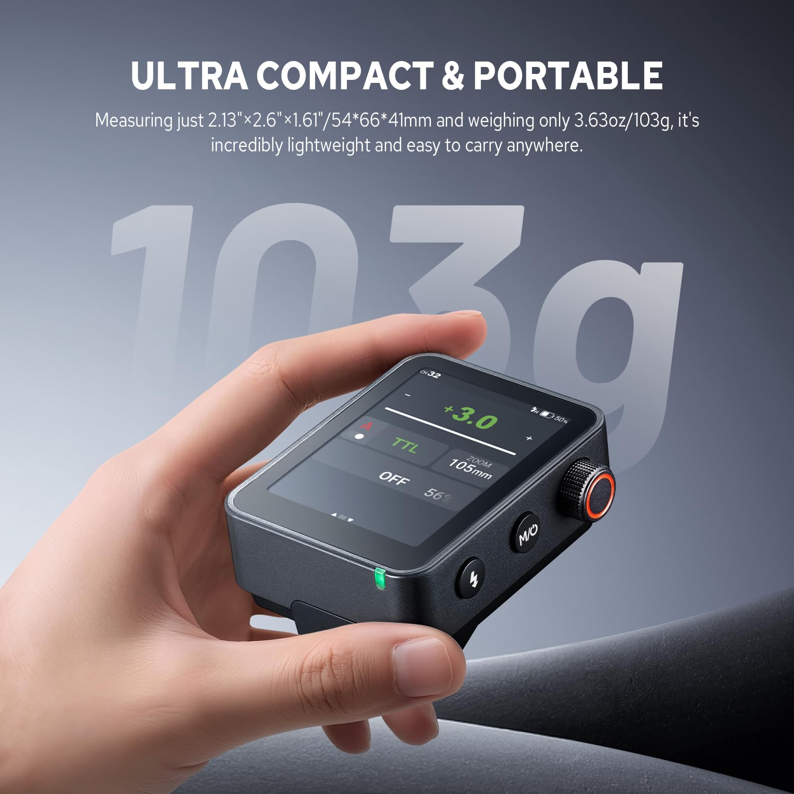 Godox X3 Pro C X3Pro C Trigger Flash TTL Wireless compatibile con Canon, Trasmettitore 2.4G Wireless con Touchscreen, Supporto Controllo APP(X3-C Versione Aggiornata)