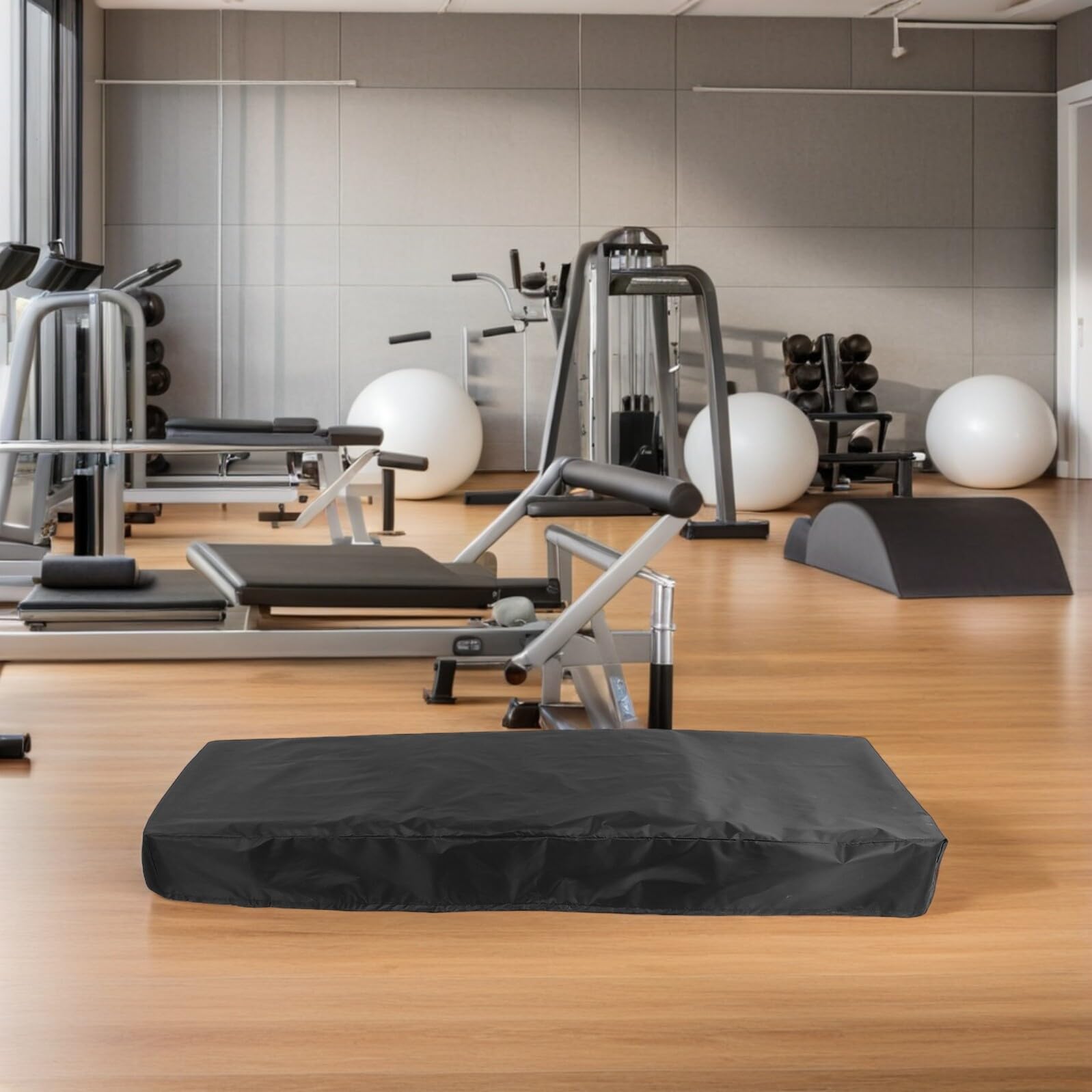 2 Unidades Funda para Cinta de Correr de Tela Oxford Negra Diseño Fácil de Usar para Protección contra Polvo y Agua en Interiores y Hogar