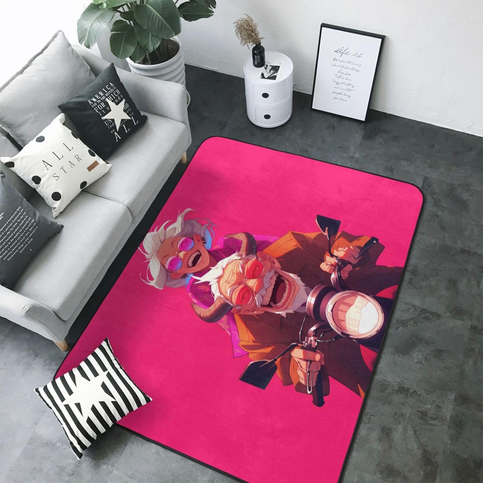 Tapis de chambre lavable pour décorer un salon hip-hop