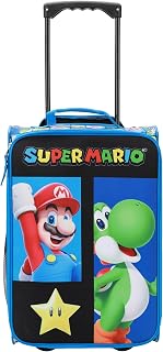 Super Mario Bros Mario & Yoshi Blue 18in Pilot Case