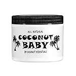 Coconut Essentials COCONUT BABY Oil, Natural & Organic Moisturizer for Newborn Sensitive Skin, Eczema & Psoriasis Relief, Hair Oil for Cradle Cap Treatment, Unscented, Sunflower & Grape Seed 8 fl oz