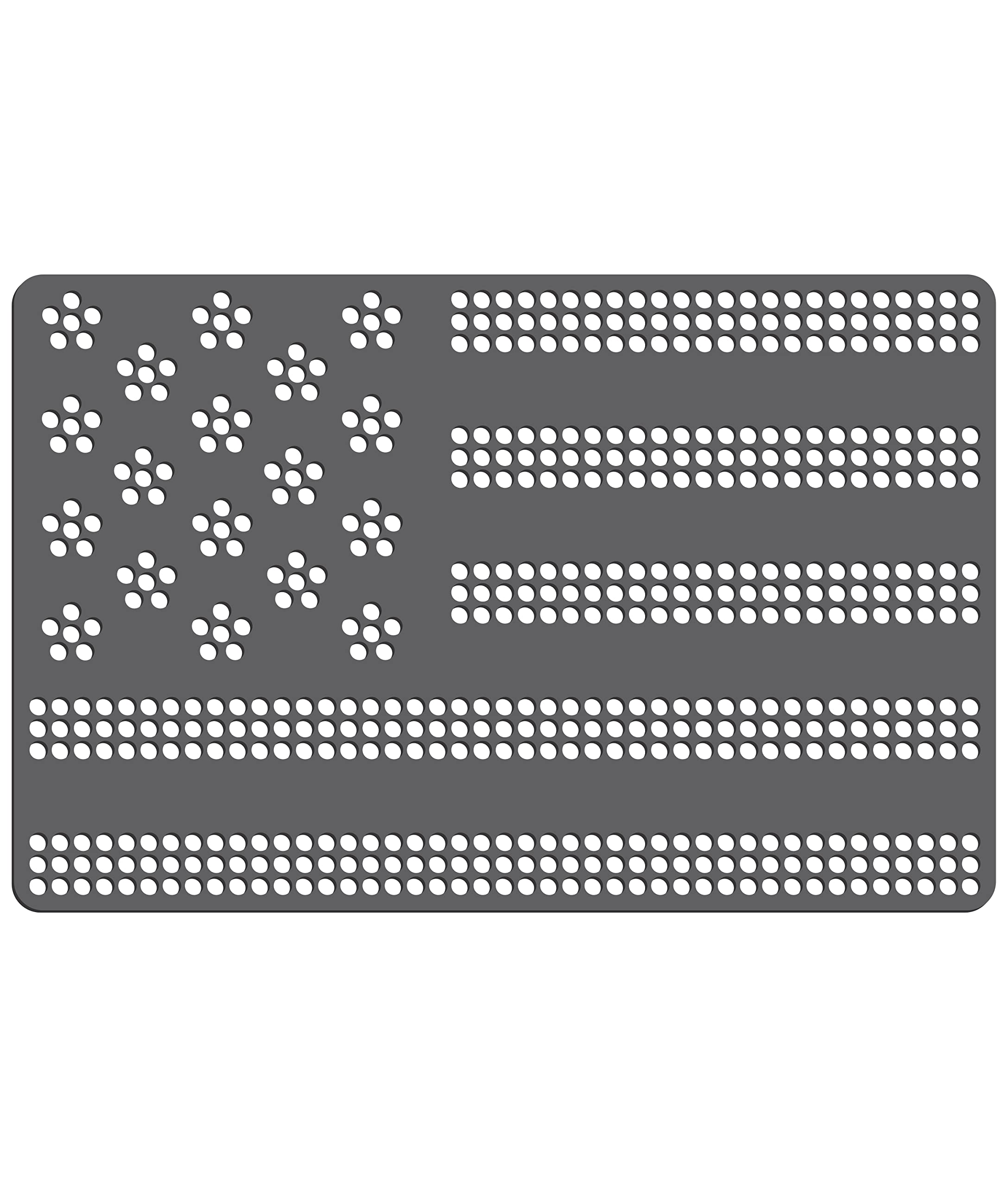 Modèle drapeau américain 8 en 1 Rhinestone Genie pour aligner les strass sans erreur