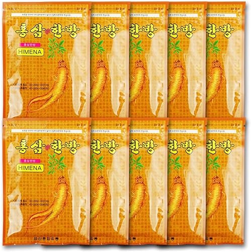 Miniatura 6 de HIMENA Parche de hierbas de ginseng rojo para rodilla, articulación, cuello, espalda, músculo, hombros, 2 paquetes de 40 parches