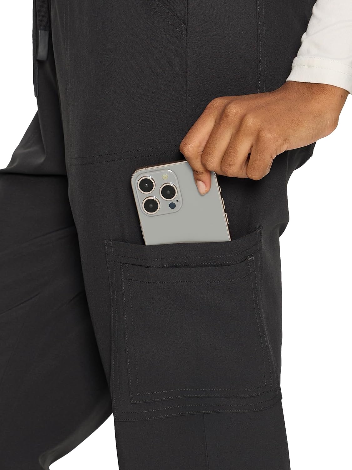 Women’s Scrub Pants – Soft Stretch Cargo with 8 Pockets, Loose Fit – Consider Sizing Down - Image 5