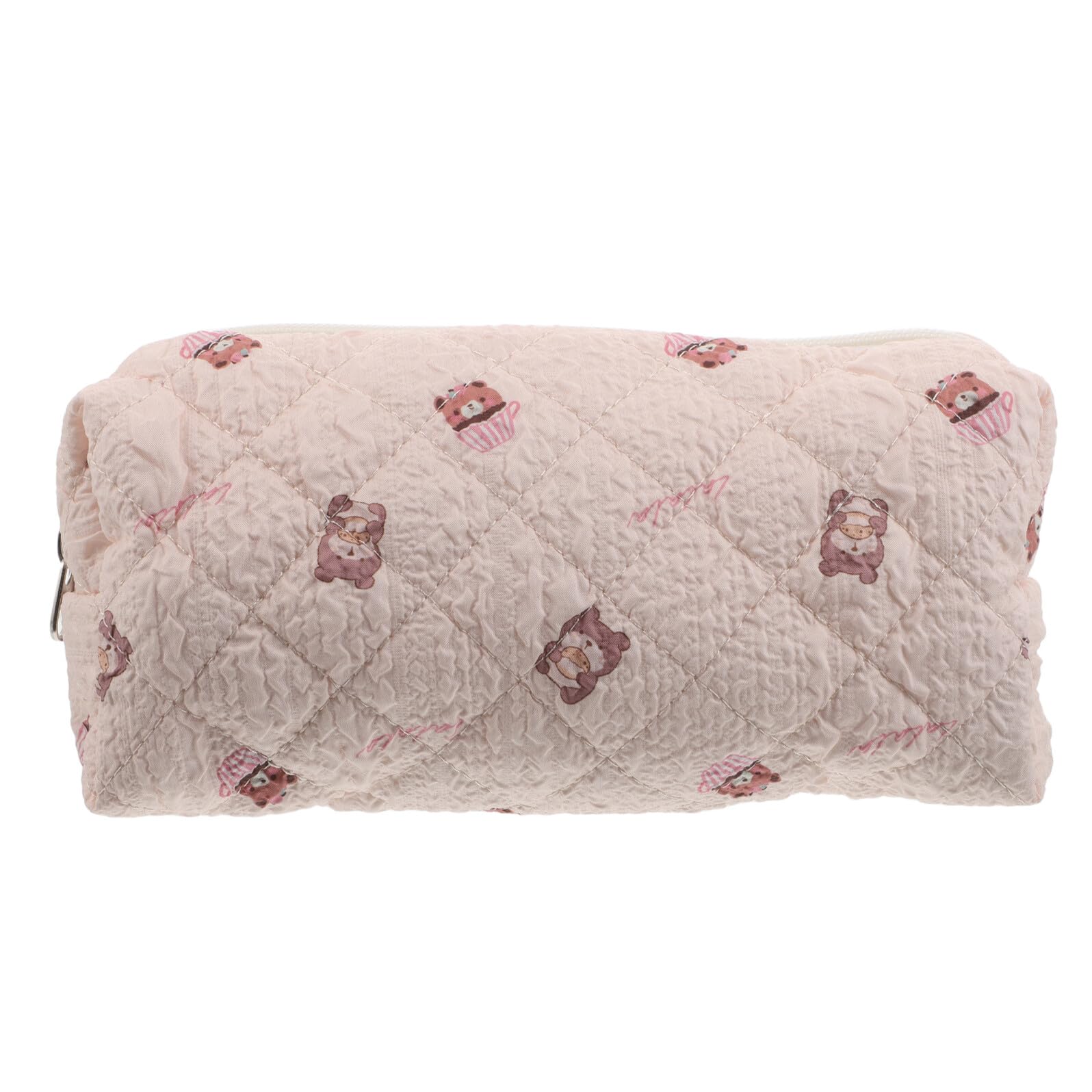 Baluue Grosse Trousse à Crayons Beige, Grosse Capacité, en Tissu
