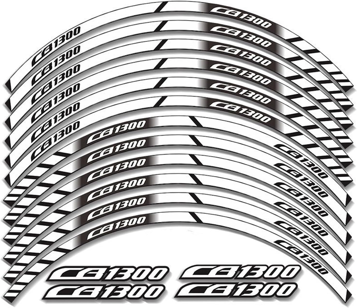 Motorcycle Decal Decorative Stripe for CB1300 for Cb 1300 Reflective(4)