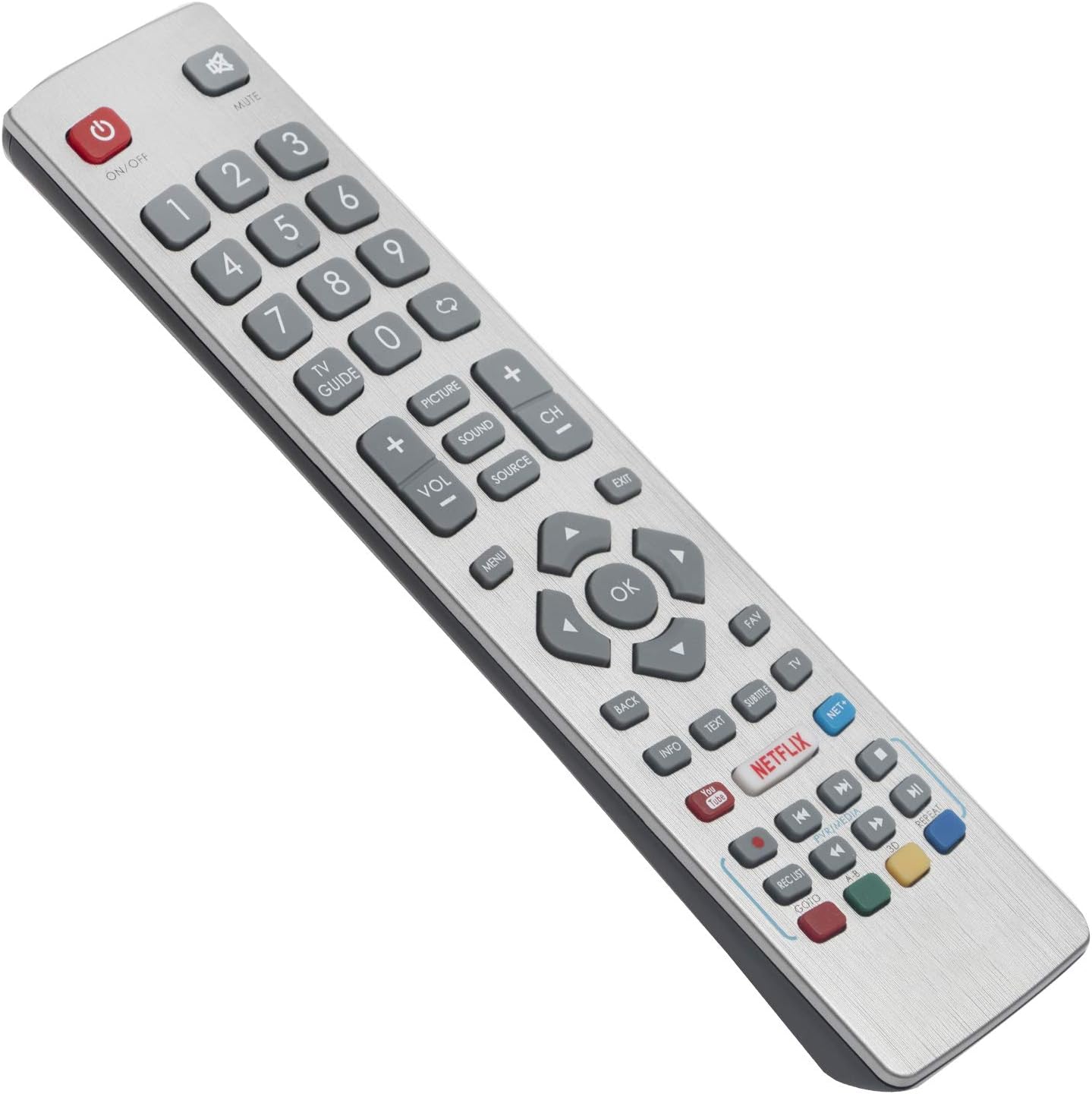 ALLIMITY Remote Control Fit for TV LC-32FI5342E LC-32FI5442E LC-32HI5232E LC-32HI5432E LC-40FI5242E LC-40FI5442E LC-49FI5242E LC-49FI5542E LC-32FI5242E LC-40UG7252K LC-40UI7352E LC-43CFG6002E - Image 4
