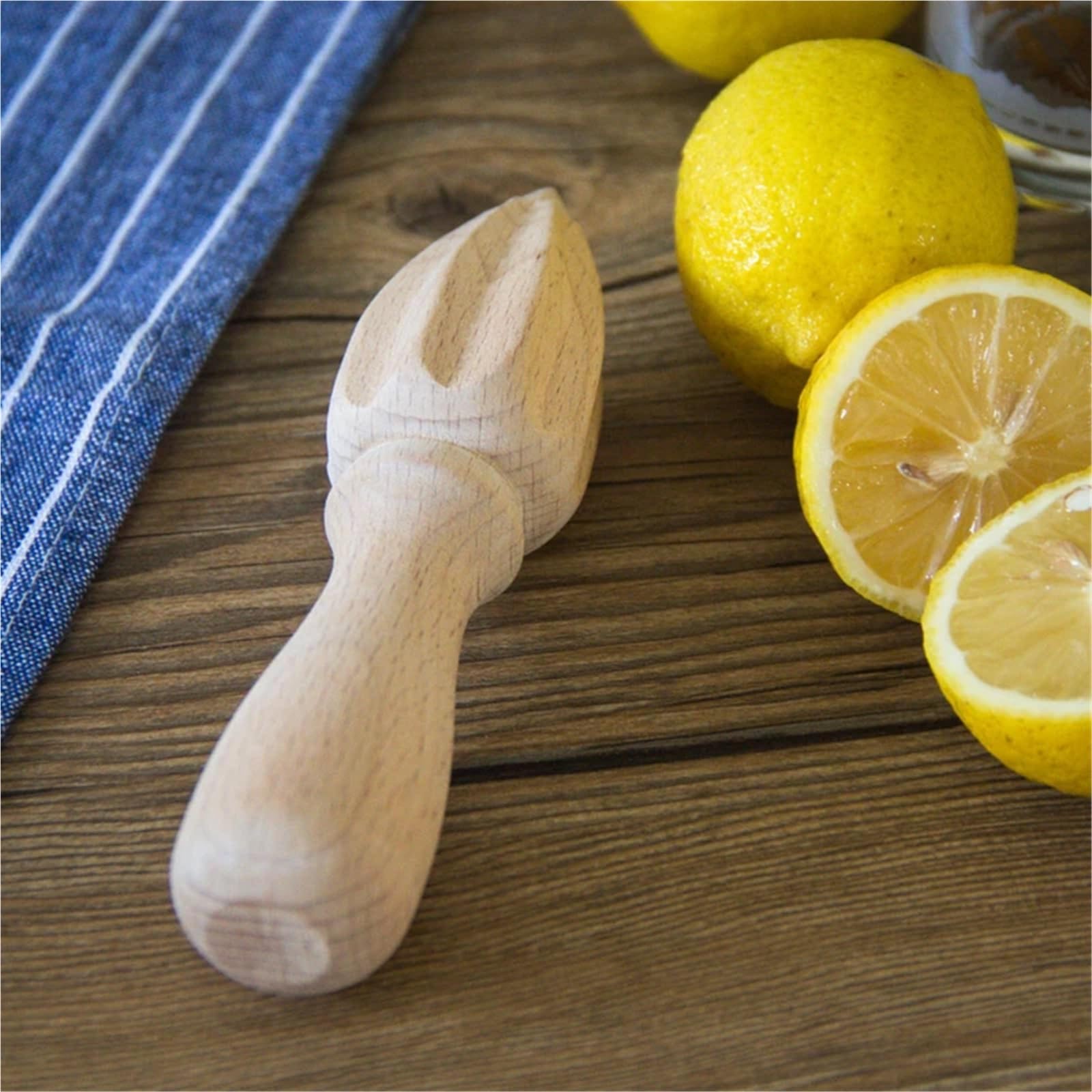 2 uds., serie de madera maciza, martillo limón haya, exprimidor Manual creativo, utensilio cocina, frutas Para Cocina Bar
