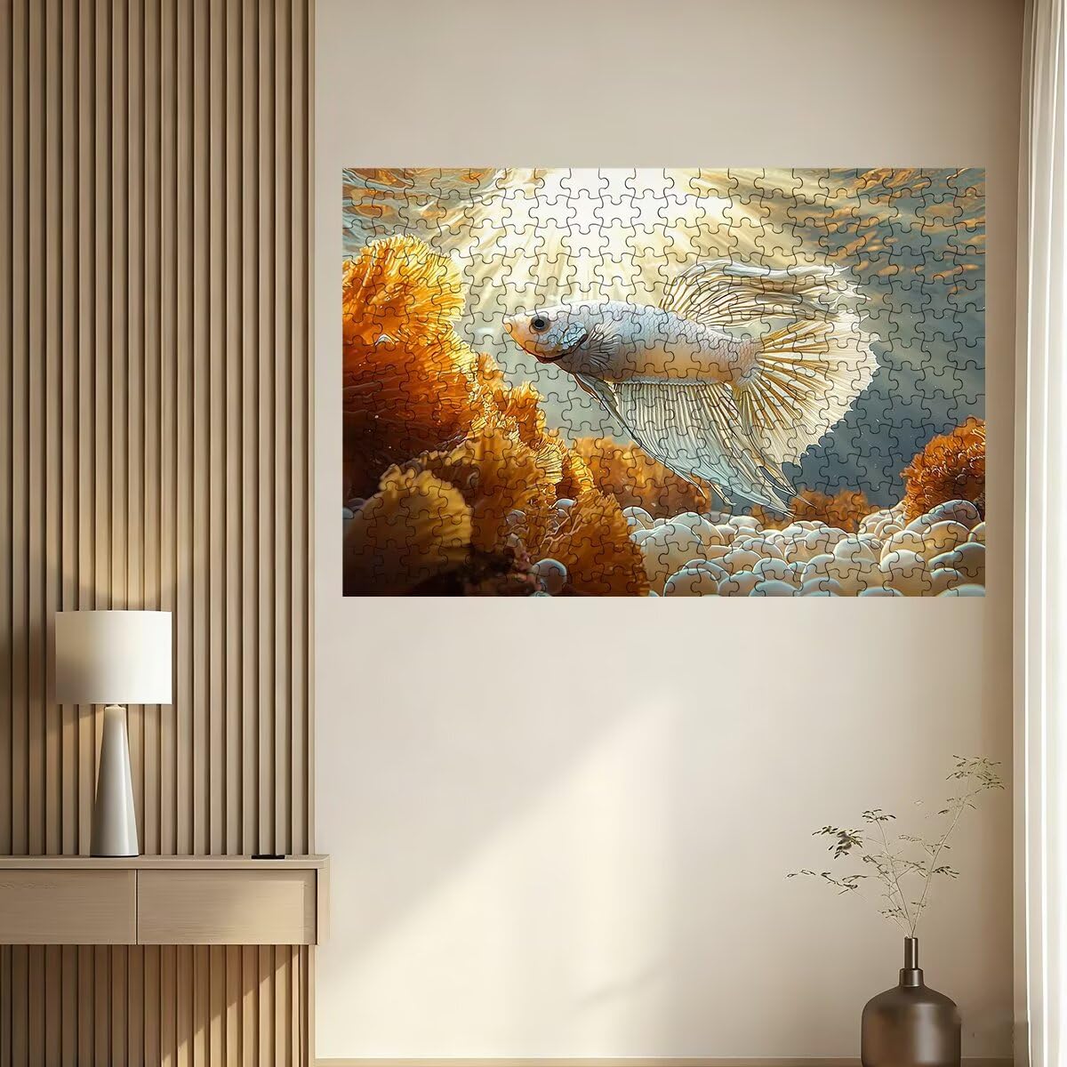 4000 sztuk puzzli dla dorosłych, ocean puzzle dla dorosłych, 4000 sztuk, ryby, trudna gra dla całej rodziny, klasyczne drewniane układanki, odpowiednie do dekoracji wnętrz, prezenty -2551