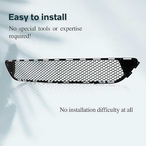 Miniatura 5 de Parrilla delantera negra para parachoques compatible con MERCEDES Benz W204 C Class C230 C250 C300 C350 compatible con MB1036120 2048850153