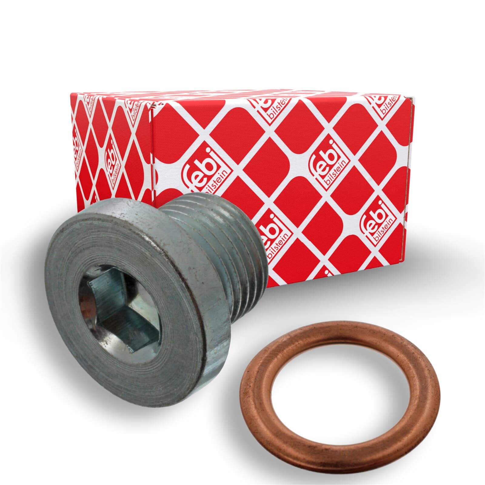 febi bilstein 45618 Oil Drain Plug with seal ring, 1 unit
