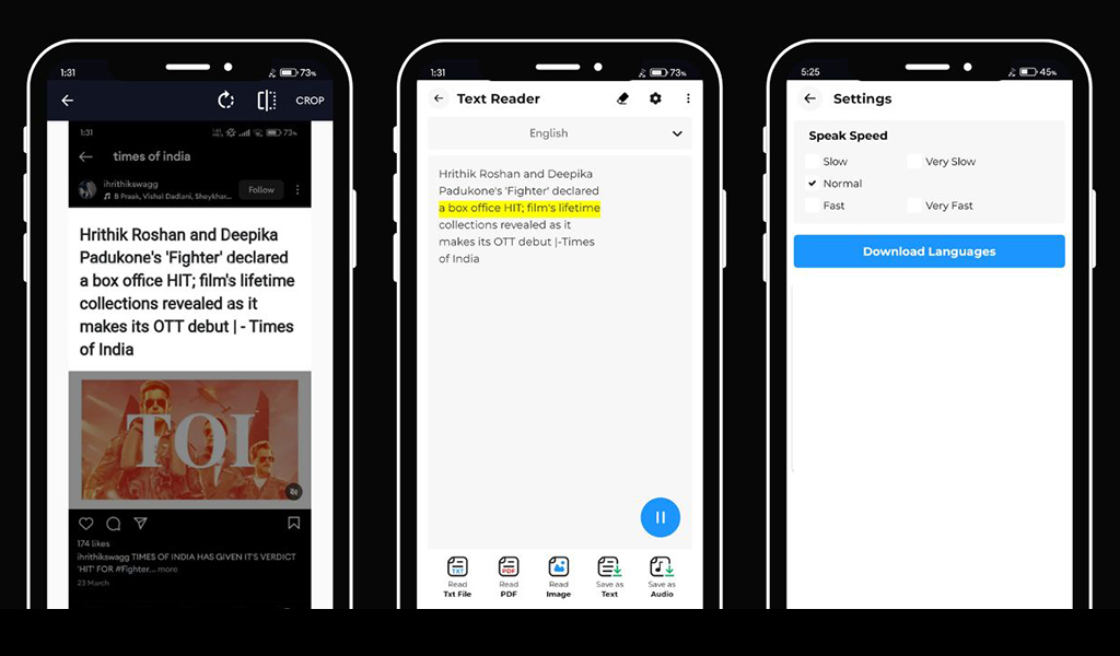 Text Setting Reader Text to Speech Voice Text Reader, Text To Audio - App on Amazon Appstore