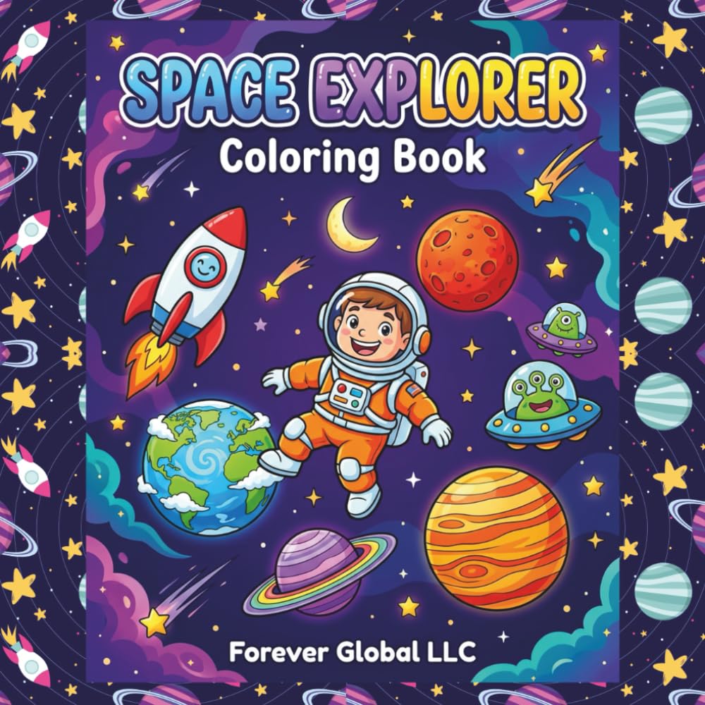 SPACE EXPLORER: COLORING BOOK