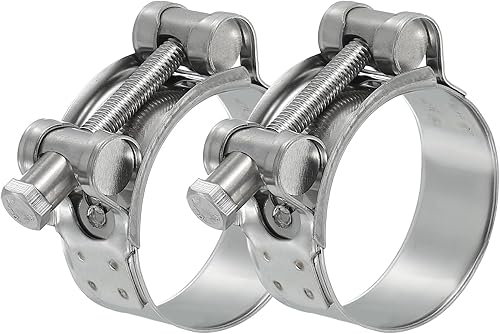 Miniatura 8 de PATIKIL Abrazadera de manguera con perno en T de 0.67 a 0.748 in, paquete de 2 abrazaderas de tubo de tubo intercooler de acero inoxidable 304