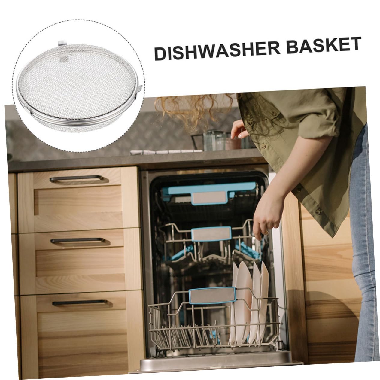 Ciieeo 4piezas Cesta De Almacenamiento Inoxidable Para Lavavajillas Canasta De Metálica Para Utensilios De Cocina y Herramientas De Horneado Organizador Práctico y Funcional Cocina