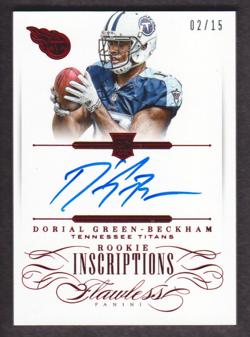 2015 Flawless Football Rookie Inscr. Ruby #RI-GD Dorial Green-Beckham Auto 02/15