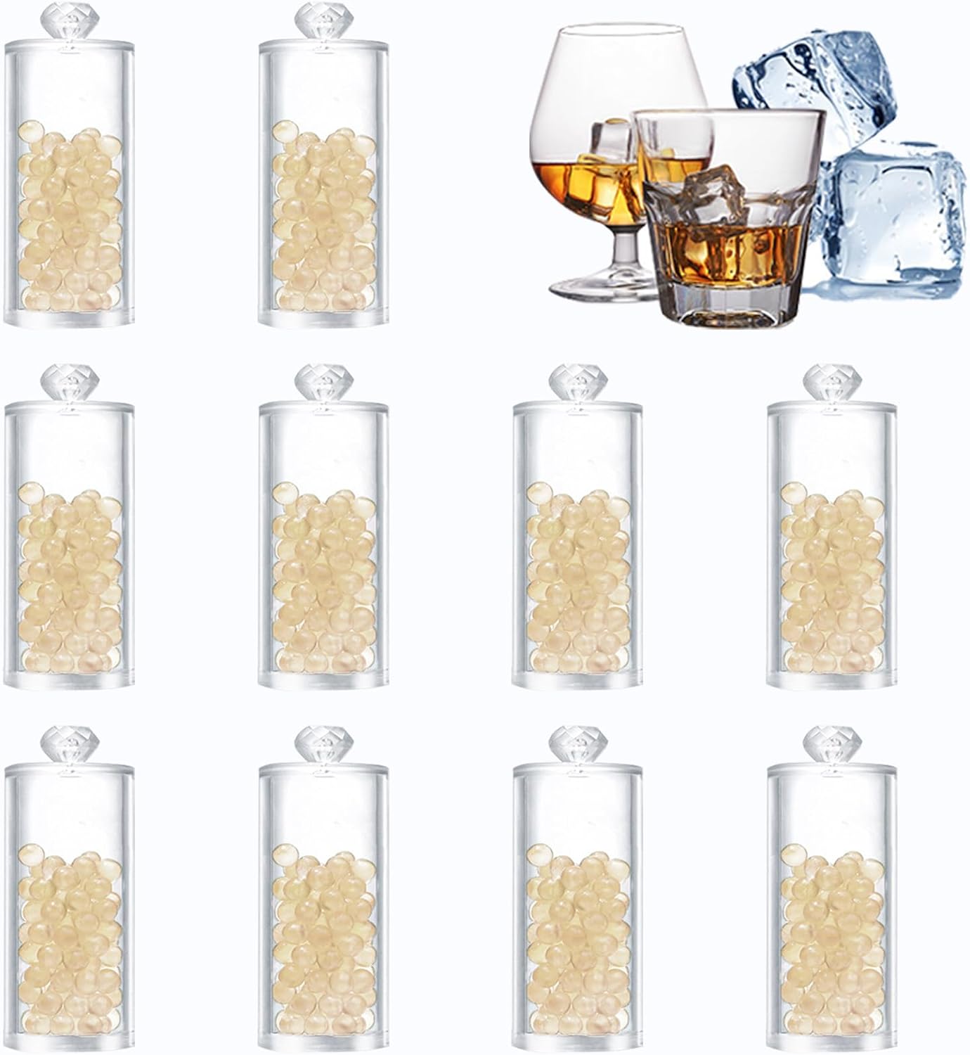 Menthol Cigarettes Beads,1000 Pcs Cigarette Flavor Beads,Mixed Burst