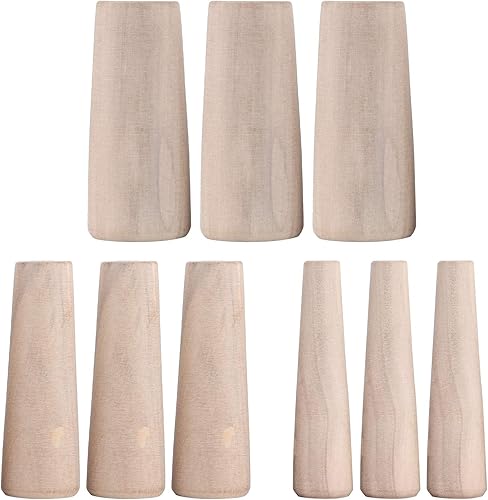 Miniatura 7 de Enchufe de madera para barco, 9 piezas de tapón de madera de seguridad, para fugas de emergencia, accesorio para barco marino, yate, vela, pesca