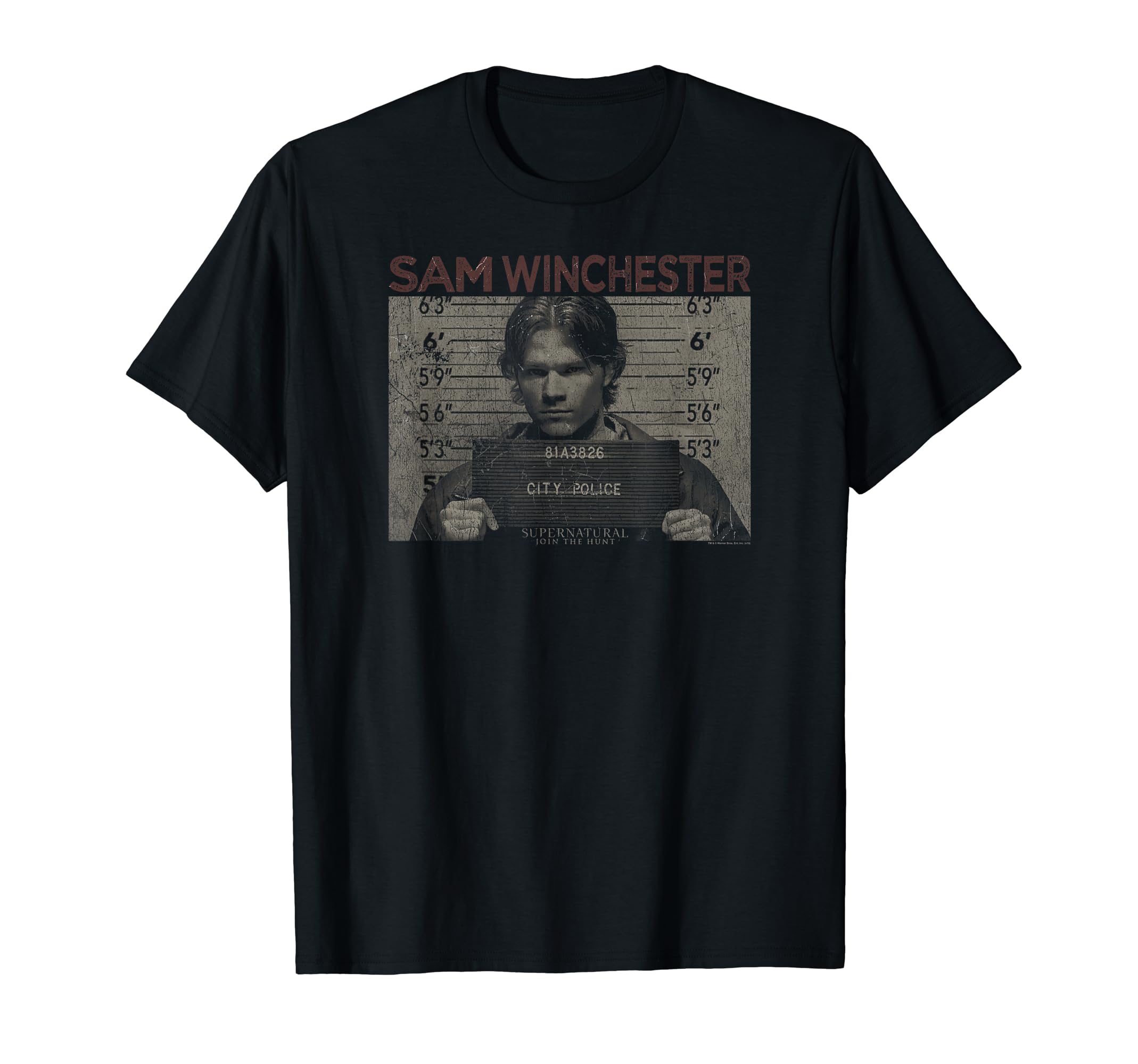 Supernatural Sam Mug Shot T-Shirt