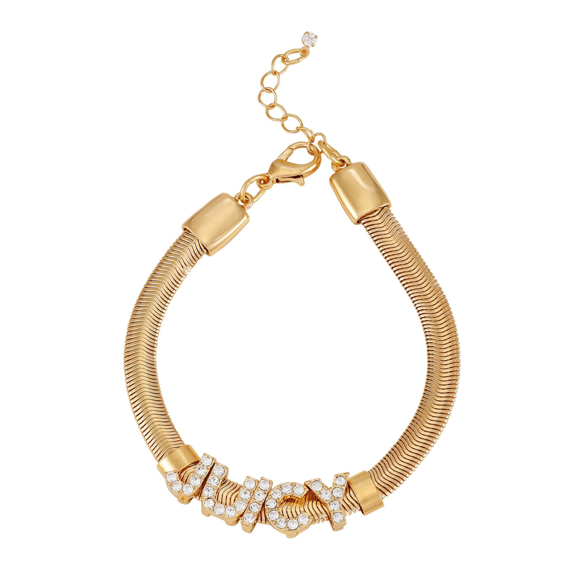 Juicy Couture Goldtone Snake Chain Bracelet