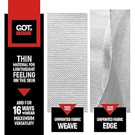 GOT Sports Tube Bandana - Neck Gaiter for Women & Men, Face Mask, Neck Wrap, Head Scarf, Curly Hair Sleep Protection - Breathable, Lightweight Microfiber (Snow Leopard)