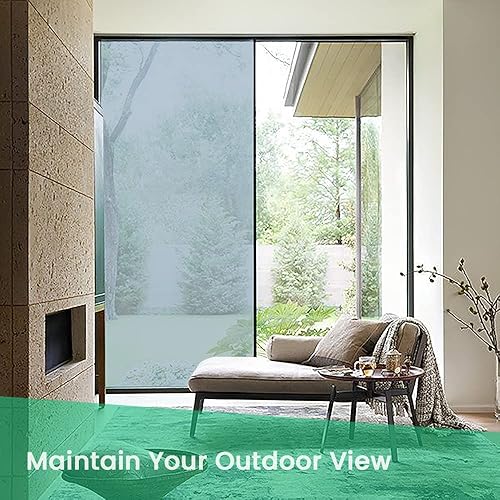 Miniatura 6 de Película de Bloqueo Solar para Ventana Reflectante de Calor Película de Espejo Unidireccional Anti Calor Tinte para Ventanas Interiores Película de