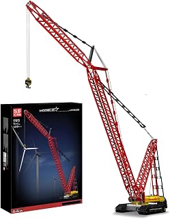 Mould King 17015 RC Crawler Crane Building Kit with Motors - 4318pcs Heavy Duty Motorized Crane for Adults