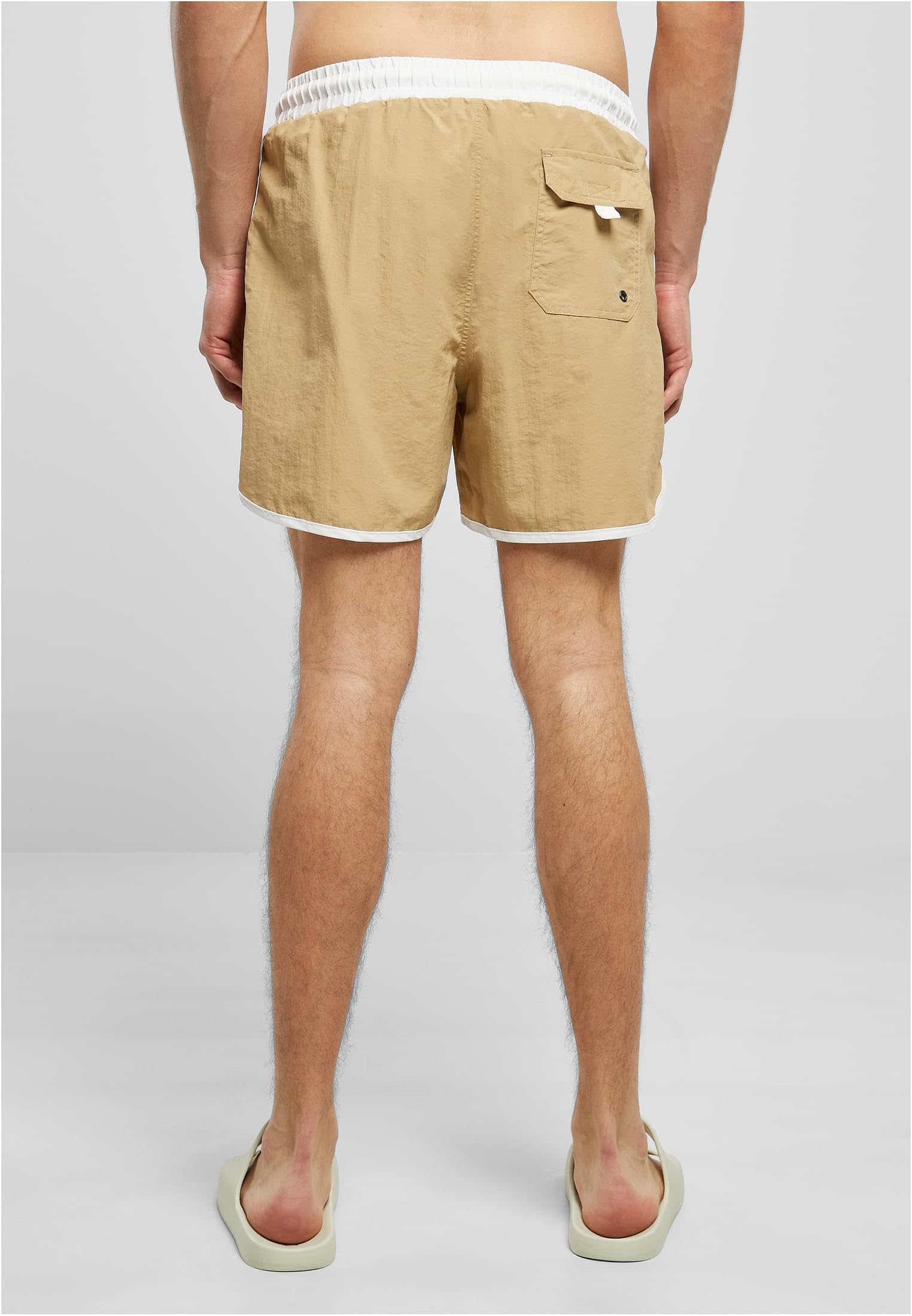 Urban Classics Retro Hombre Bañador Gris Marengo
